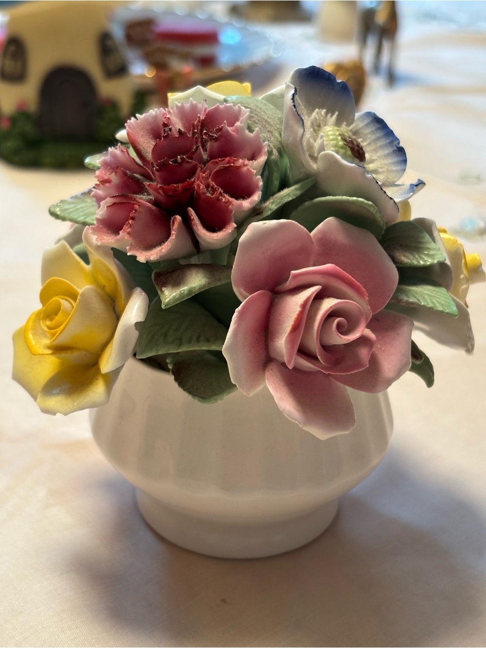 Royale Stratford Vintage Bone China Flower Vase Figurine England